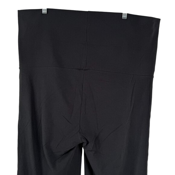 Skims Cotton Blend Jersey Foldover Pants 4X Black Soot Stretch NWT PT-2546 - Picture 6 of 13